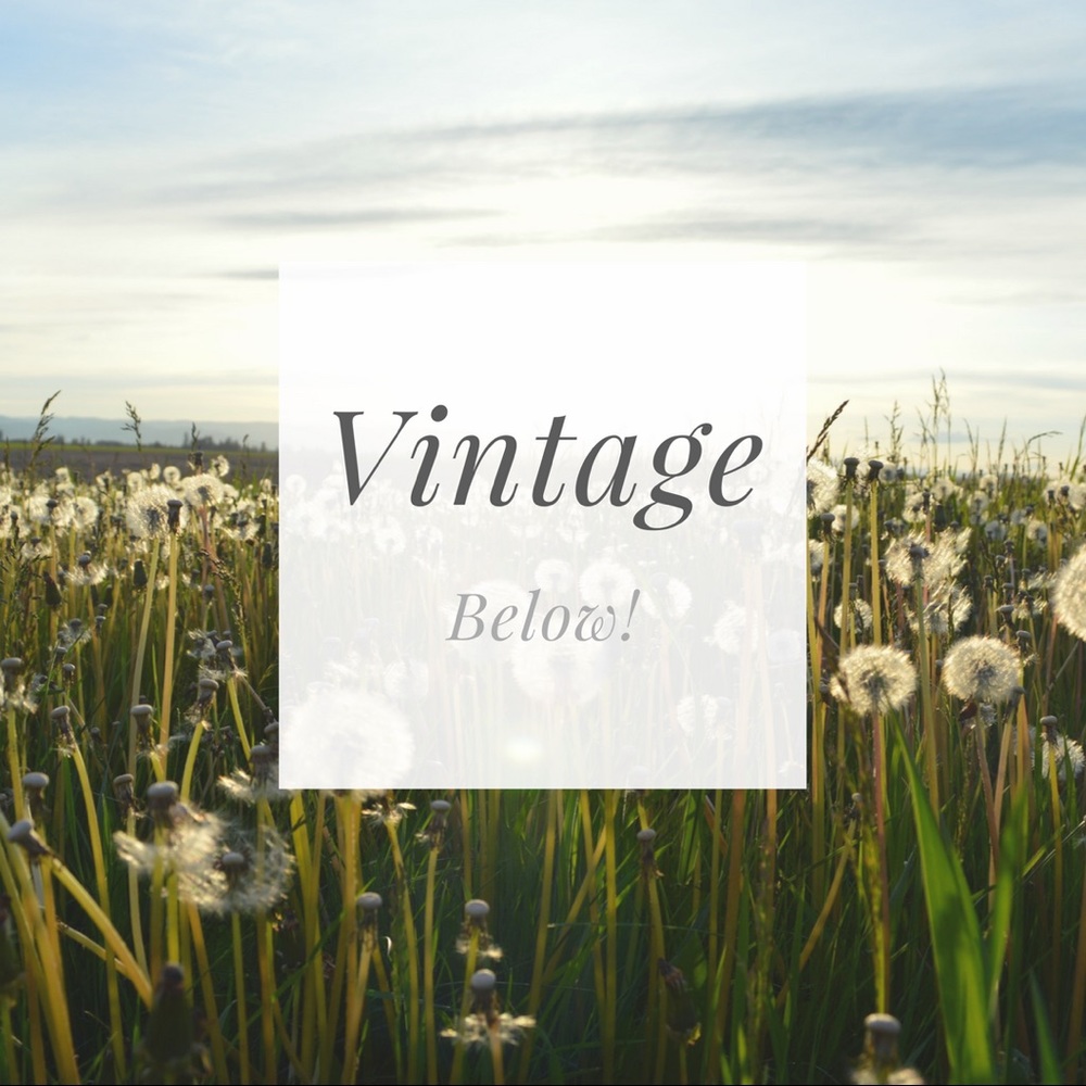 Vintage items below!